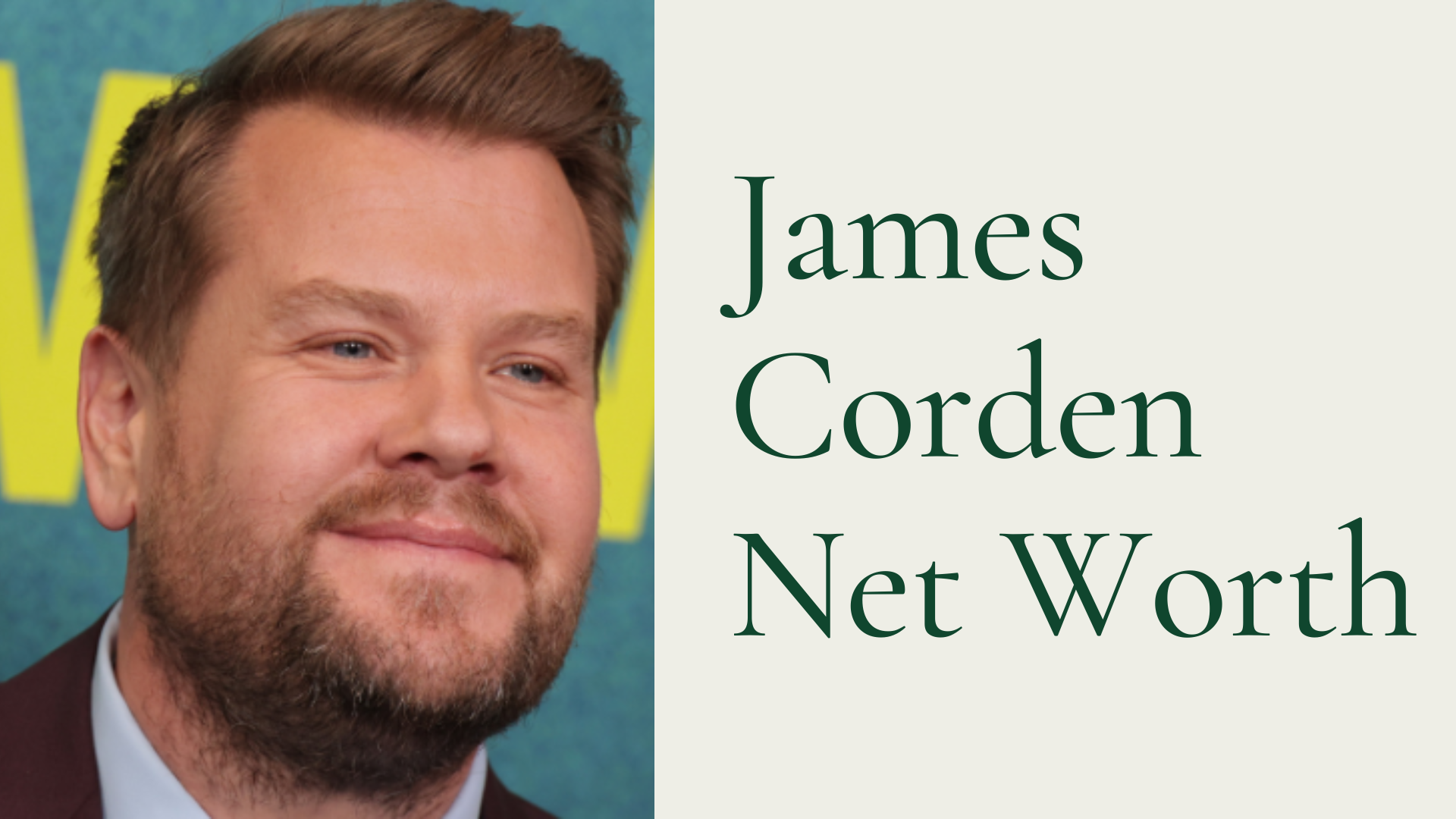 james corden net worth