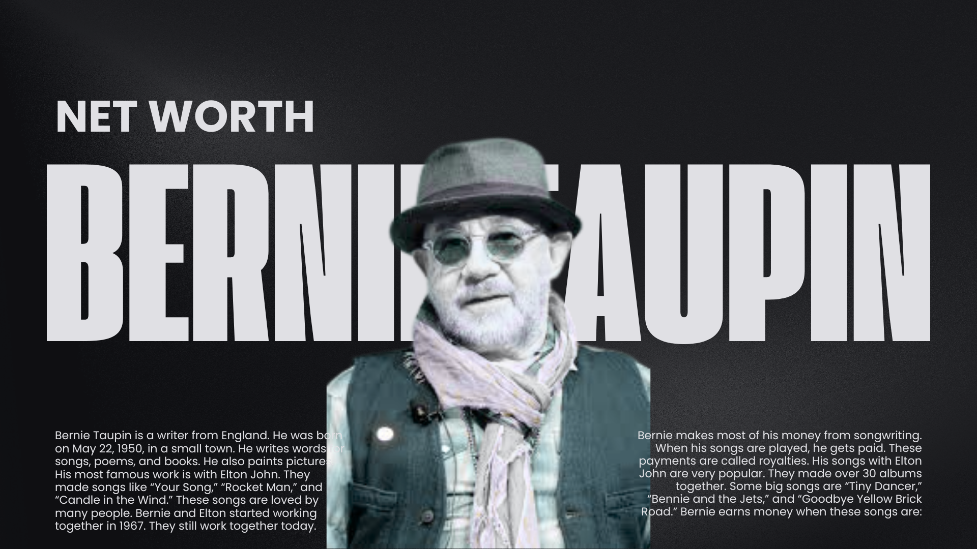 bernie taupin net worth