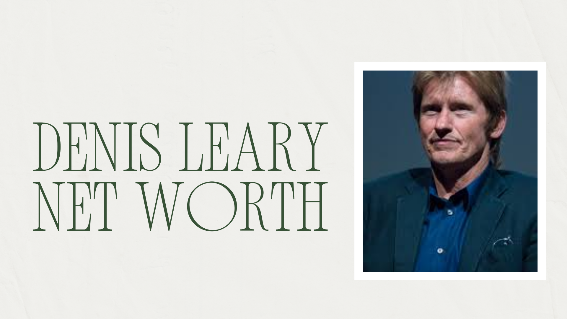 denis leary net worth