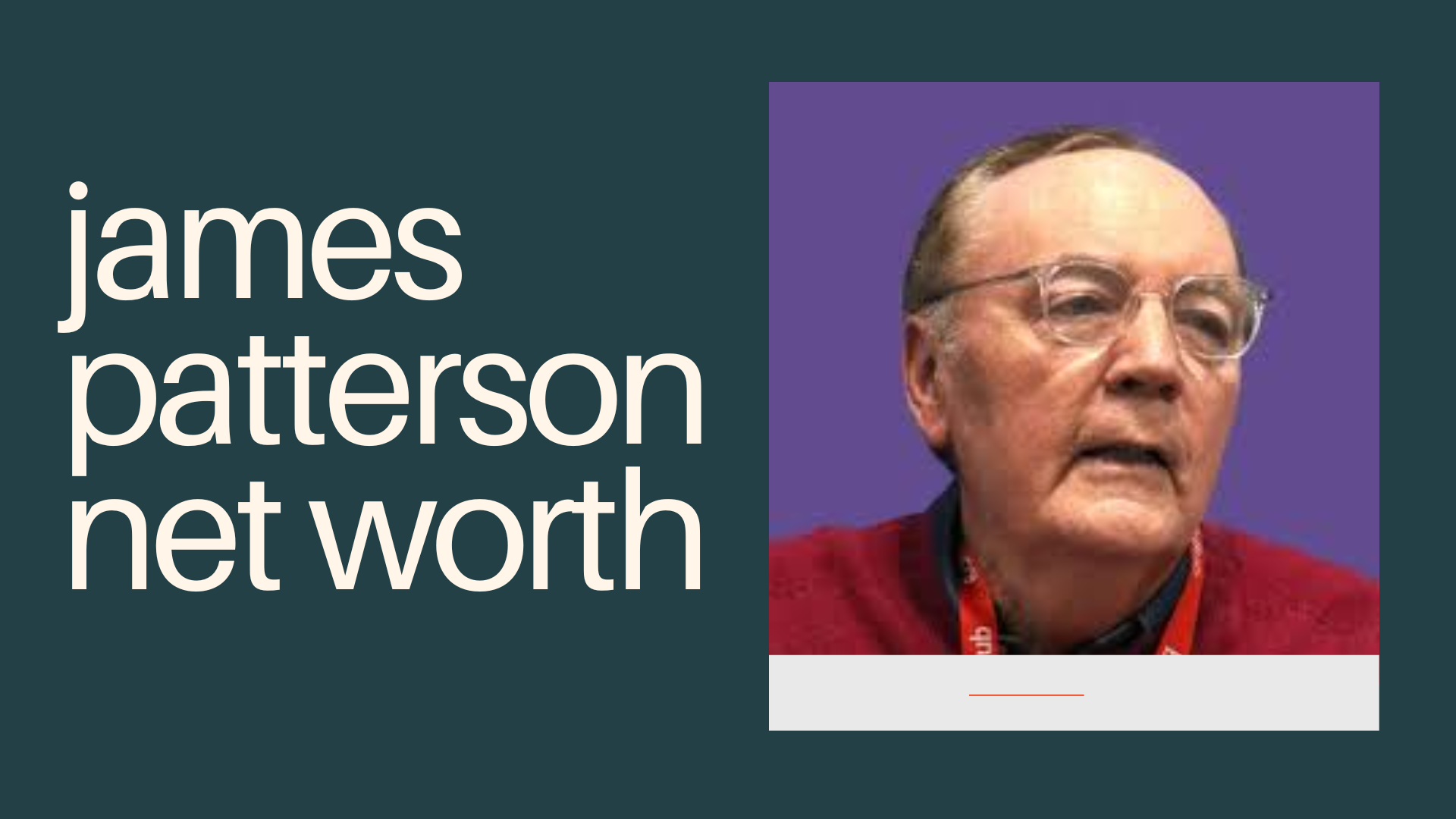 james patterson net worth